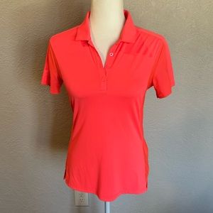 Adidas | Neon Pink Athletic collared polo | Sz XS